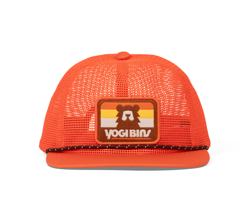 Sunburst Orange All Mesh Hat