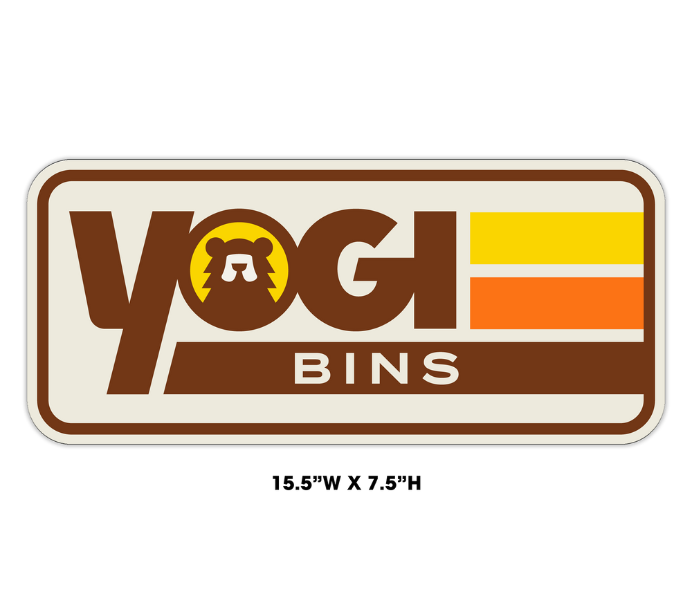 The Original - Large Rectangle 15.5" x 7.5" Decal